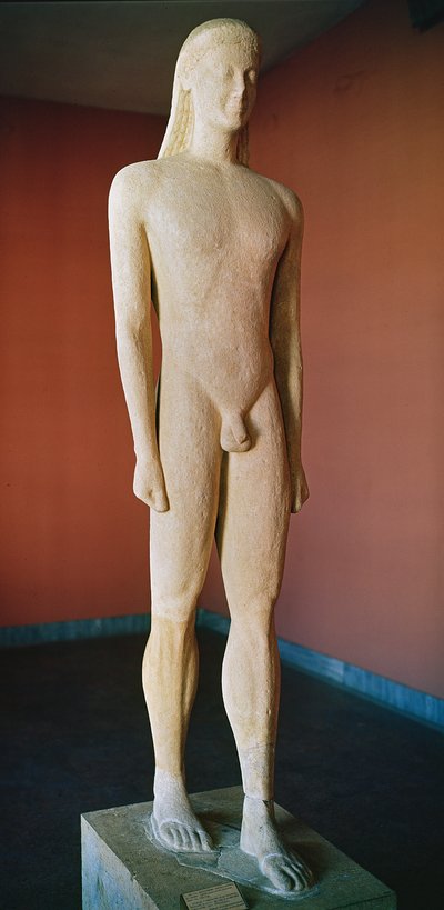 Cycladic Kouros, from Milos by Greek